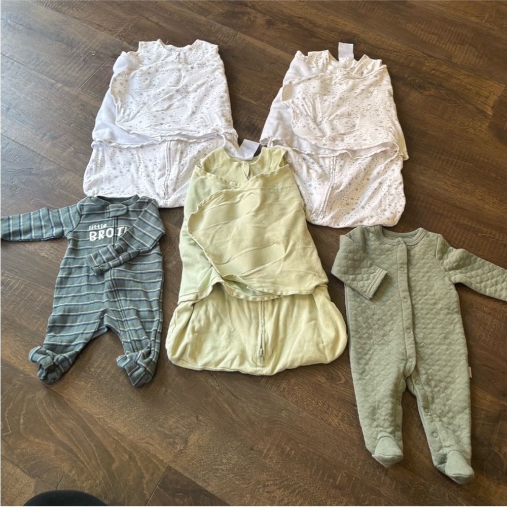 Baby Sleepers and Onesies Set